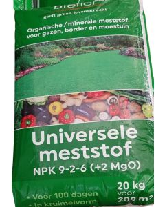 Bioflor Universele mest 9-2-6 (2mgO) 20 kg